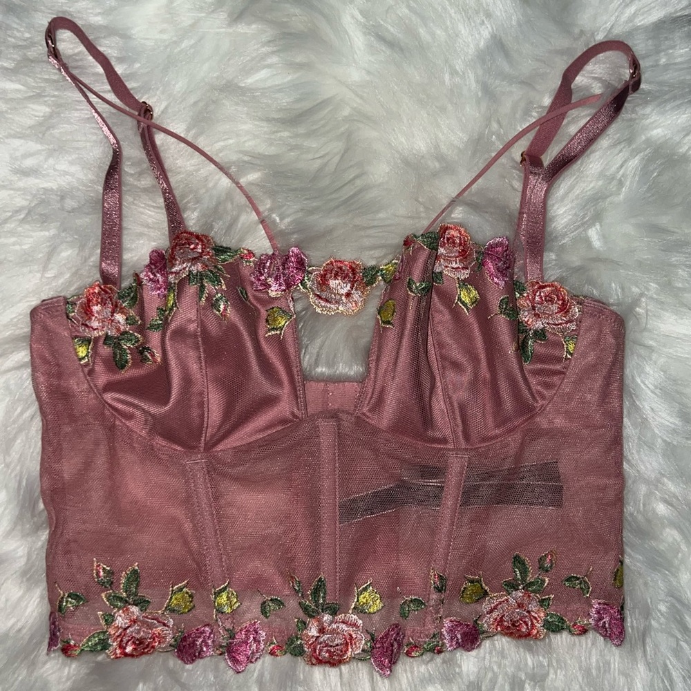 Victoria’s Secret floral corset top